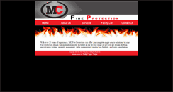 Desktop Screenshot of mcfireprotection.net